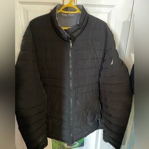 Nautical reversible winter coat